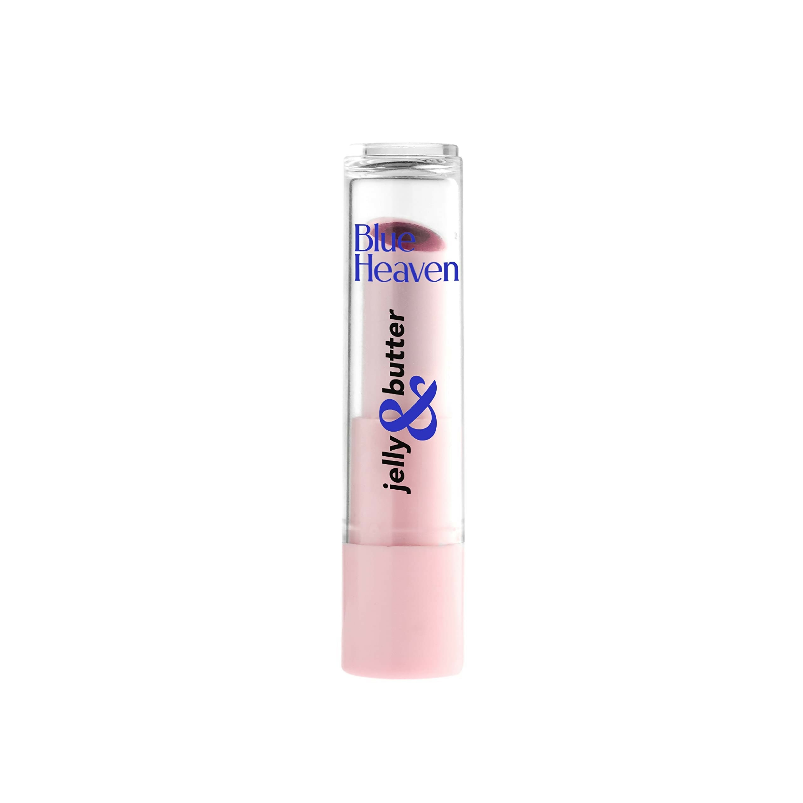 Blue Heaven Jelly & Butter Lip Balm - Caramel Brown, infused with Shea Butter & Vitamin E, Fades Pigmentation | Grocsy