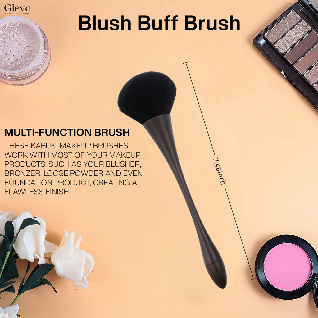 Gleva Ultimate Blend Makeup Brush - Dark Wood | Grocsy