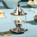 My Borosil Akhand Nickel Diya, Small | Grocsy