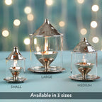 My Borosil Akhand Nickel Diya, Small | Grocsy