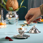 My Borosil Akhand Diya, Nickel, Medium | Grocsy
