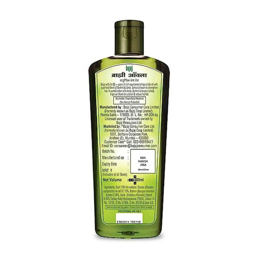 Bajaj Brahmi Amla Hair Oil | Grocsy