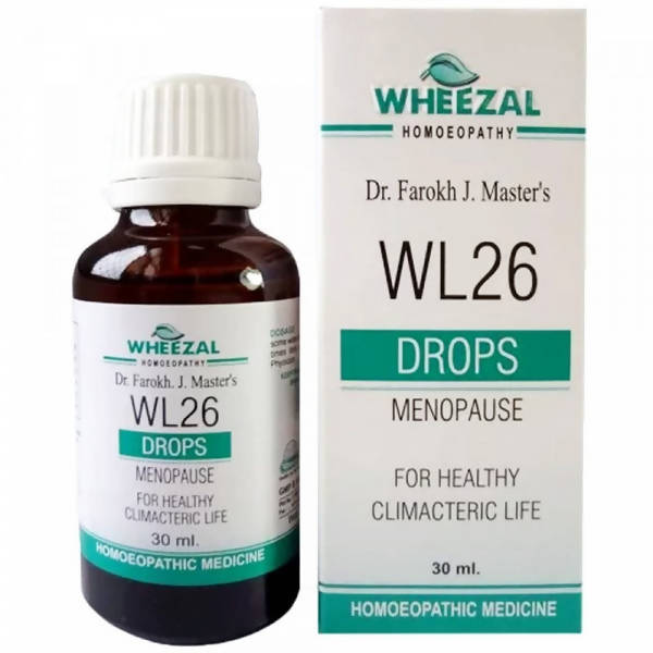 Wheezal Homeopathy WL-26 Menopause Drops | Grocsy