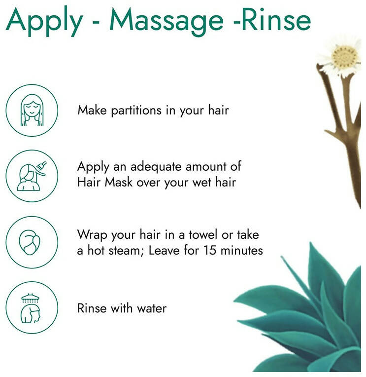Kapiva Ayurveda Hair Rituals Bhringraj Nourish Hair Mask | Grocsy
