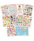 Dreamland Educational Charts - Combo 5 (10 Charts) : Children Early Learning Laminated Chart | Grocsy