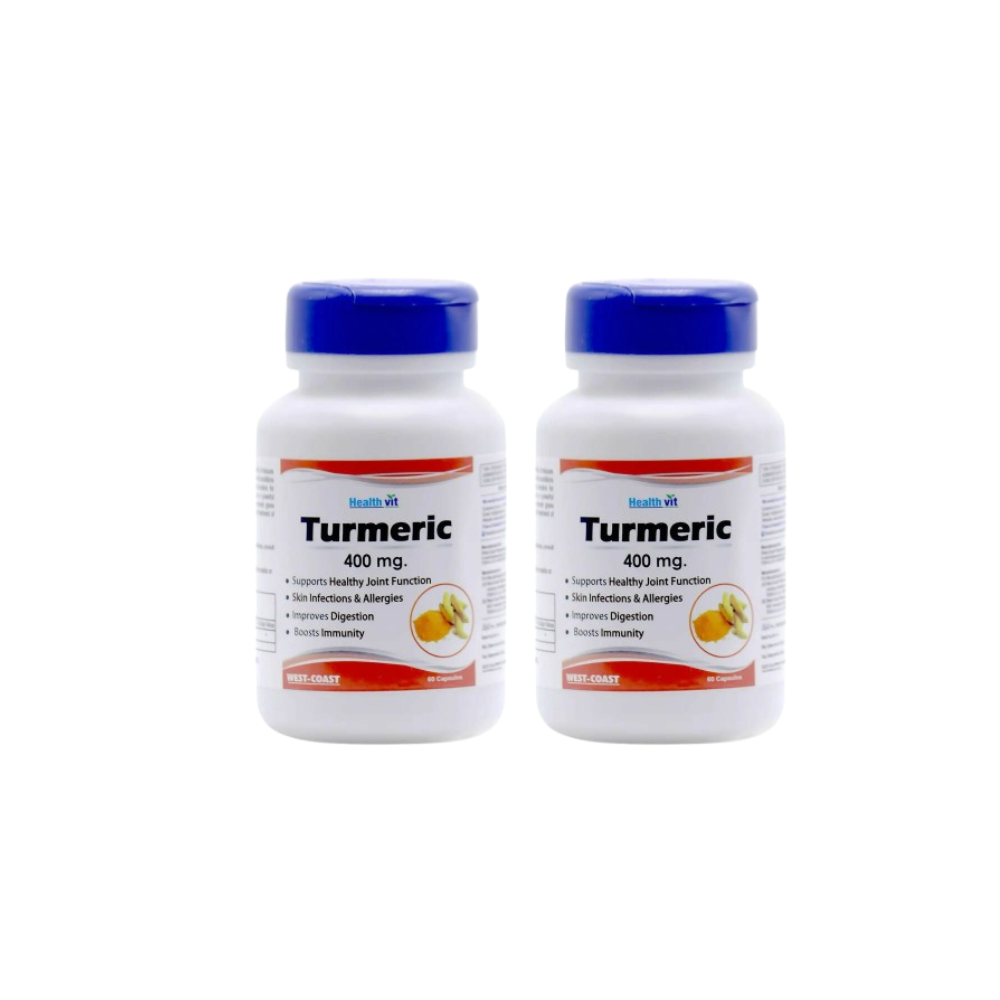 Healthvit Turmeric Capsules | Grocsy