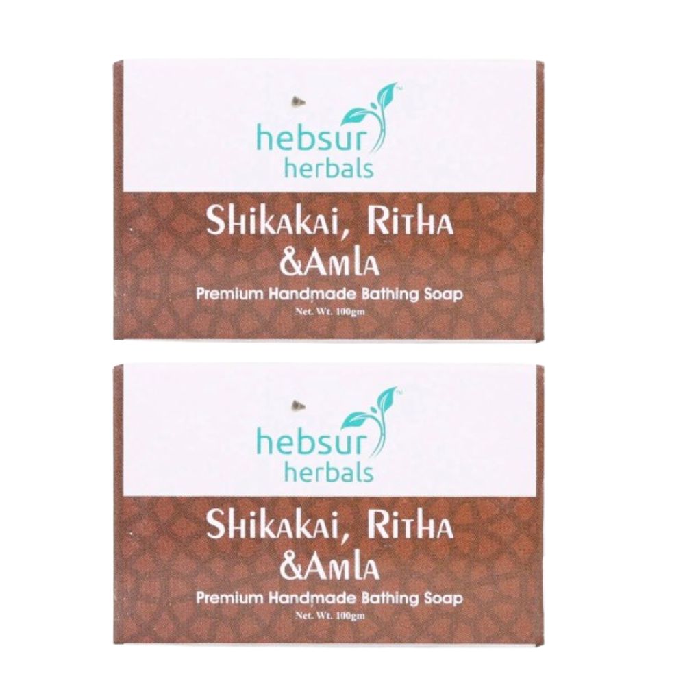 Hebsur Herbals Shikakai Ritha & Amla Soap | Grocsy