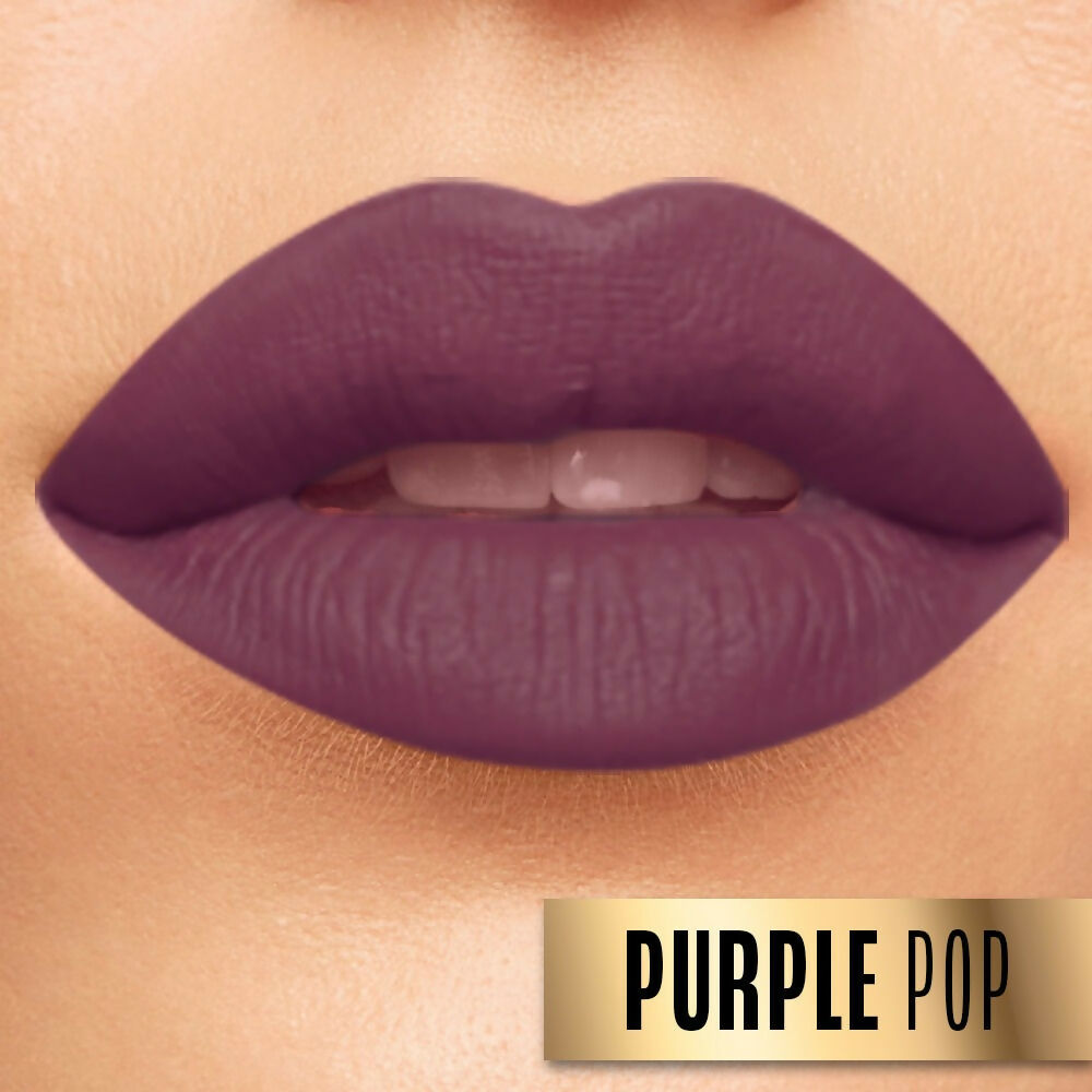 Lakme Absolute Beyond Matte Lipstick - 502 Purple Pop | Grocsy