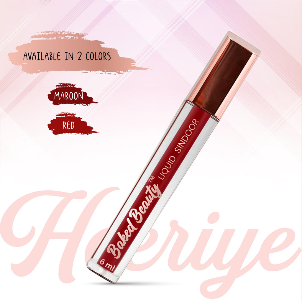Baked Beauty Liquid Sindoor - Maroon | Grocsy