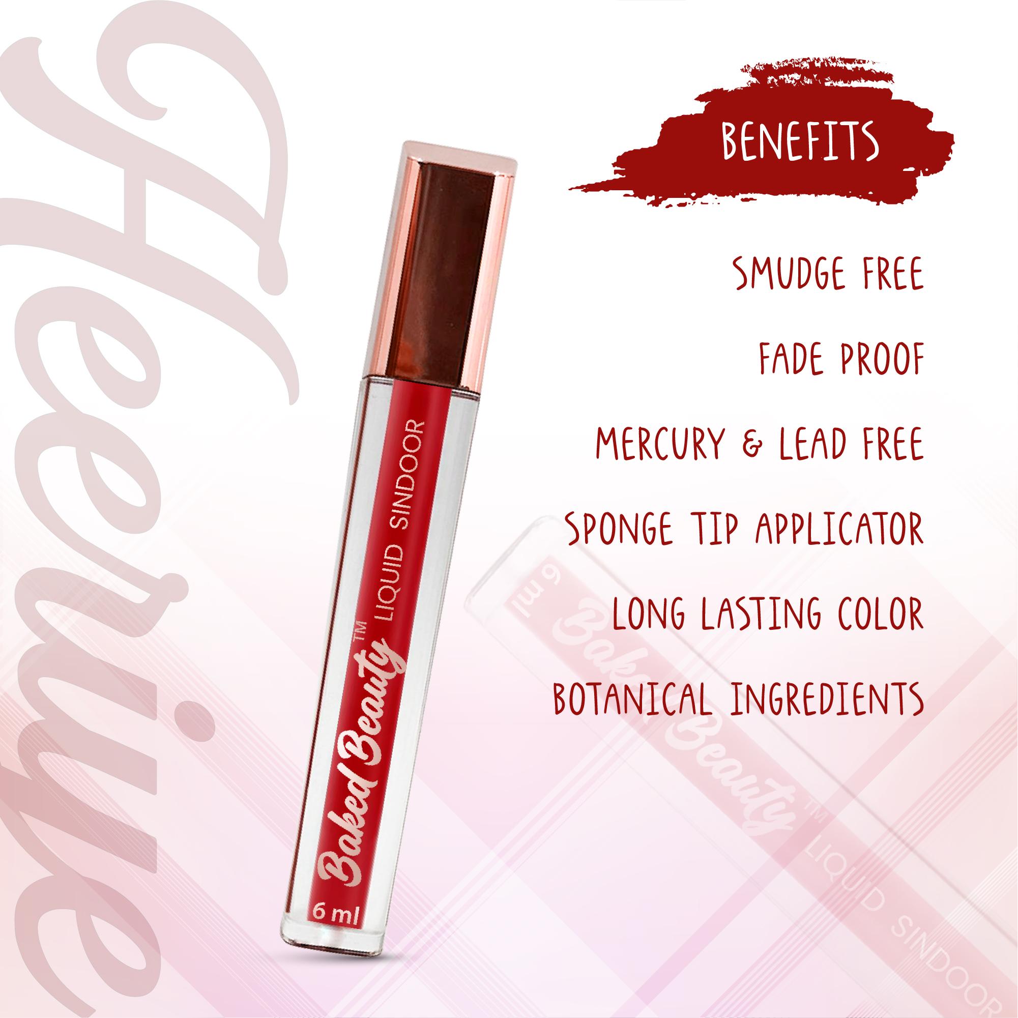 Baked Beauty Liquid Sindoor - Red | Grocsy