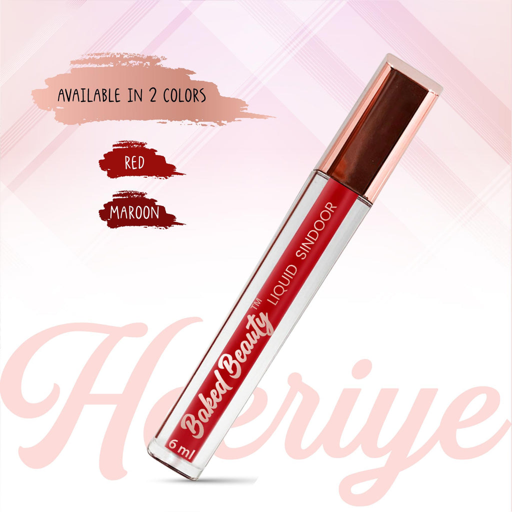 Baked Beauty Liquid Sindoor - Red | Grocsy