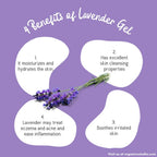 Organicos Pure Lavender Face Gel | Grocsy