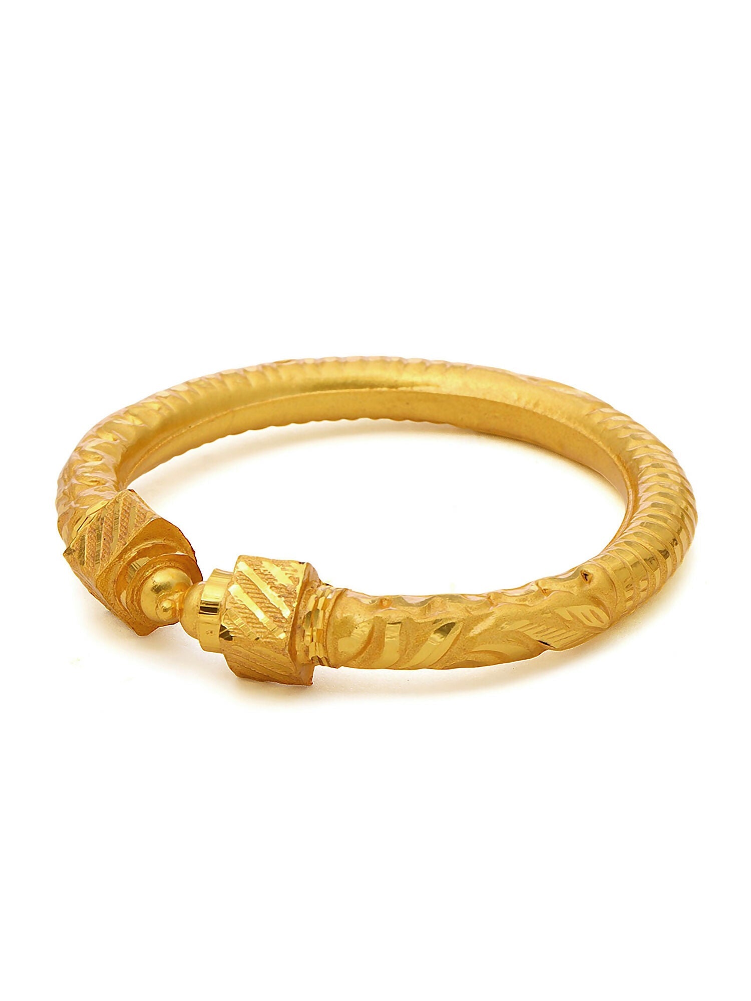 Ruby Raang Golden Bangle | Grocsy
