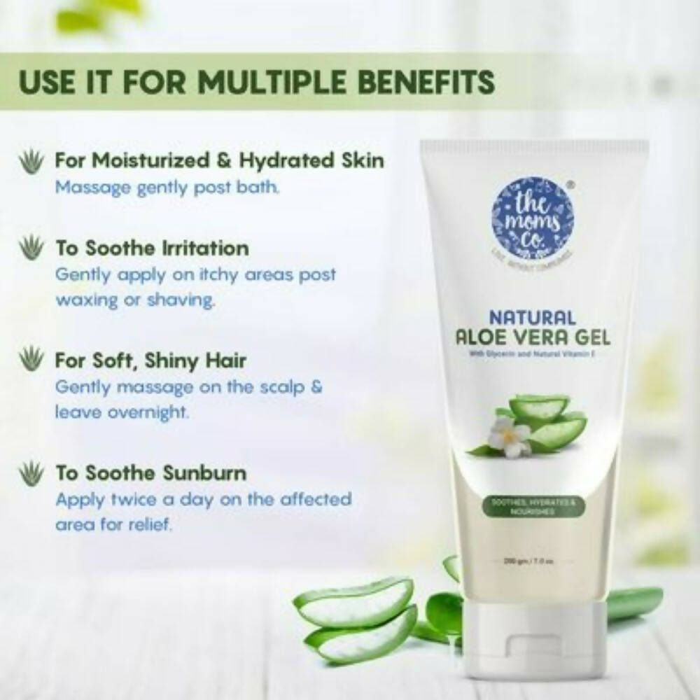 The Moms Co Natural Aloe Vera Gel | Grocsy