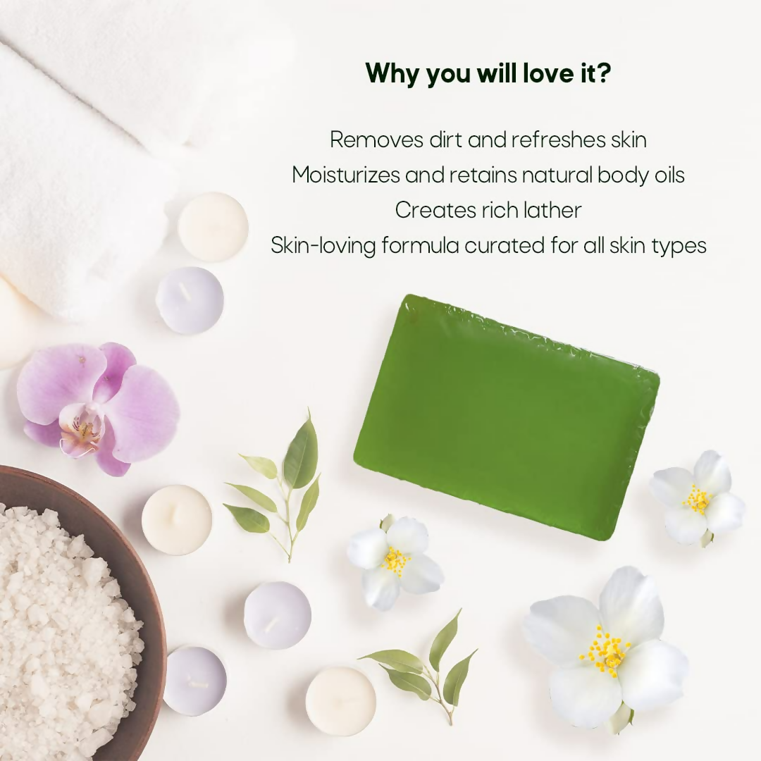 LA Organo Handmade Jasmine Bathing Soap | Grocsy