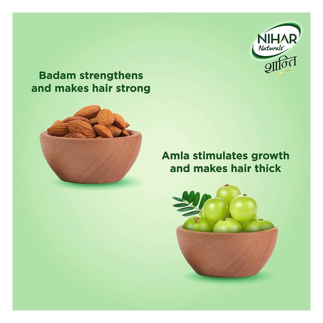 Nihar Shanti Amla Badam Hair Oil | Grocsy