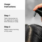 Cureskin Dark Pro Hair Solution Natural Hair Darkener with Colour Protection | Grocsy