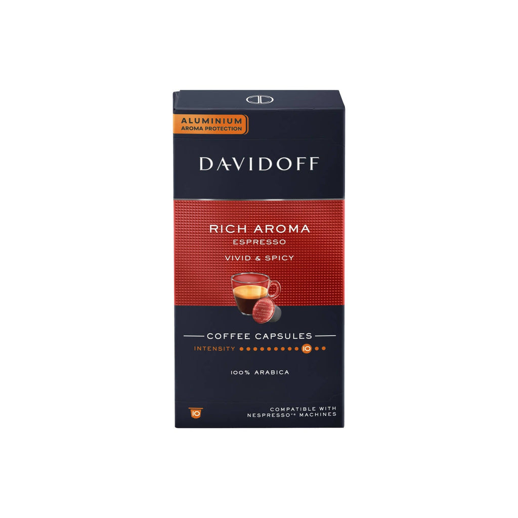 Davidoff Rich Aroma Espresso Coffee Capsules | Grocsy