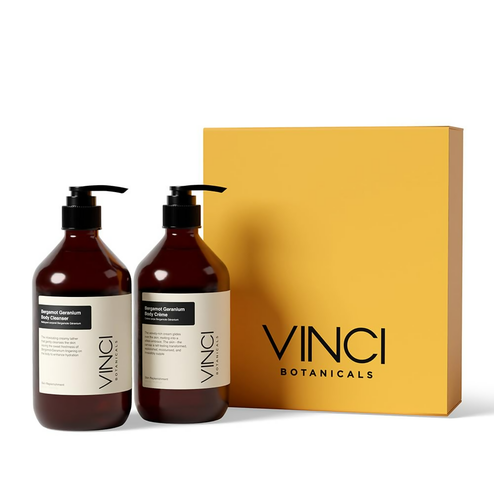 Vinci Botanicals Bergamot Geranium Luxury Bath & Body Kit Set | Grocsy