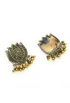 Mominos Fashion Johar Kamal Gold-Polished Brass Finish Lotus Design Choker For Women | Grocsy