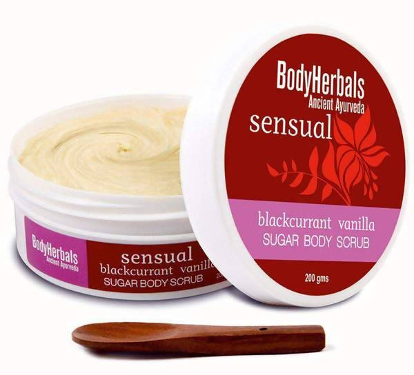 Bodyherbals Sensual Blackcurrant & Vanilla Sugar Body Scrub | Grocsy
