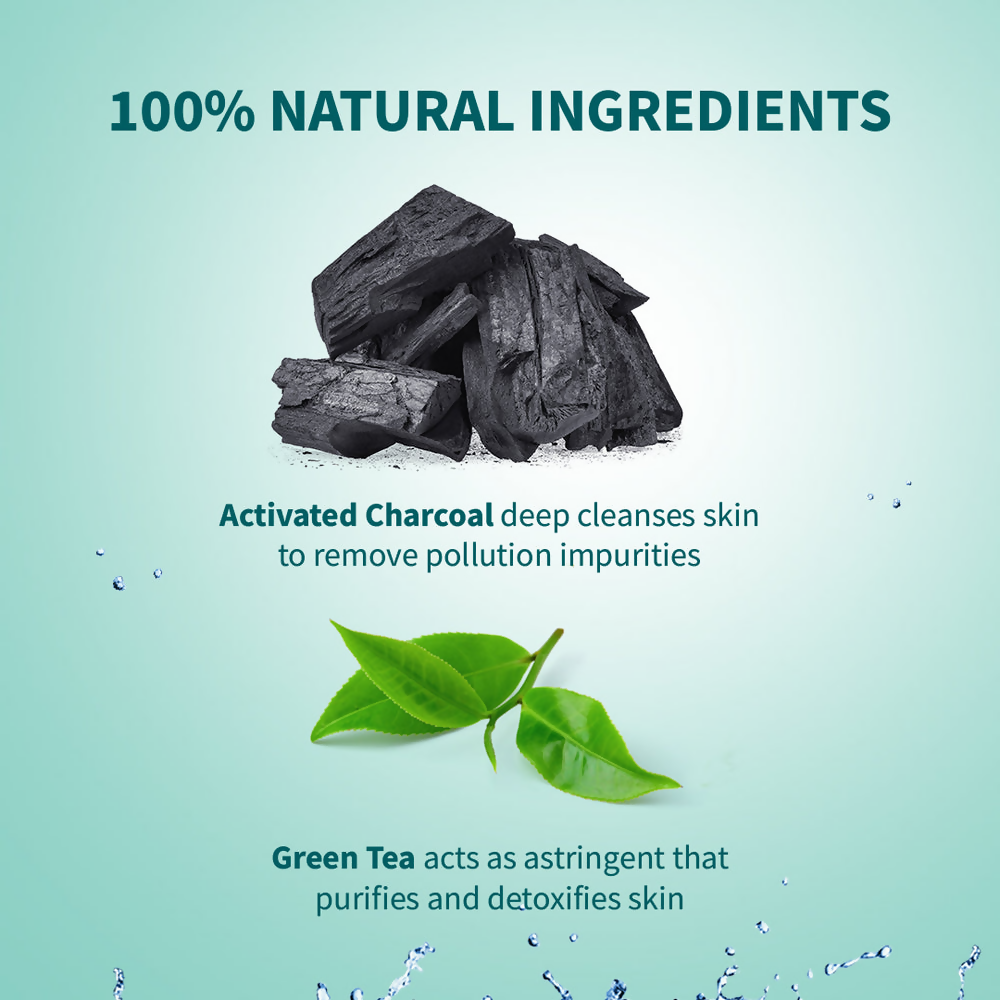Himalaya Herbals Pollution Detox Charcoal Face Wash | Grocsy