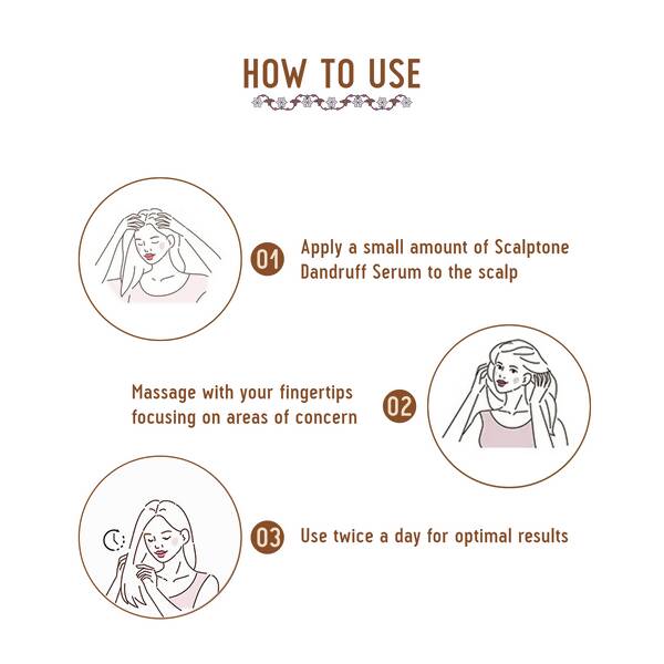 Avimee Herbal Scalptone Dandruff Serum With Nilscurf & Hyaluronic Acid | Grocsy