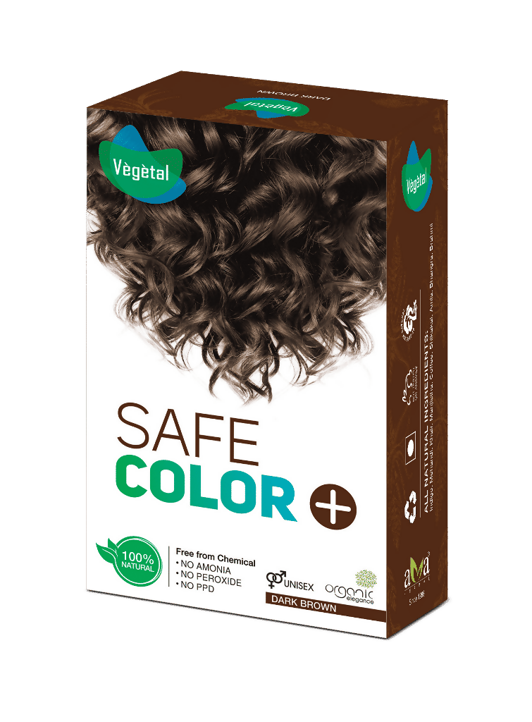 Vegetal Safe Color Hair Color - Dark Brown | Grocsy
