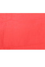 Piyari Fashion Women's Red Self Sequins Embellished Cotton Blend Jamdani Saree | Grocsy