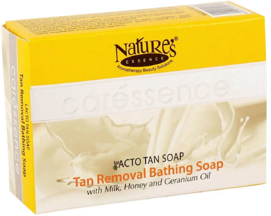 Nature's Essence Caressence Lacto Tan Removal Bathing Soap | Grocsy