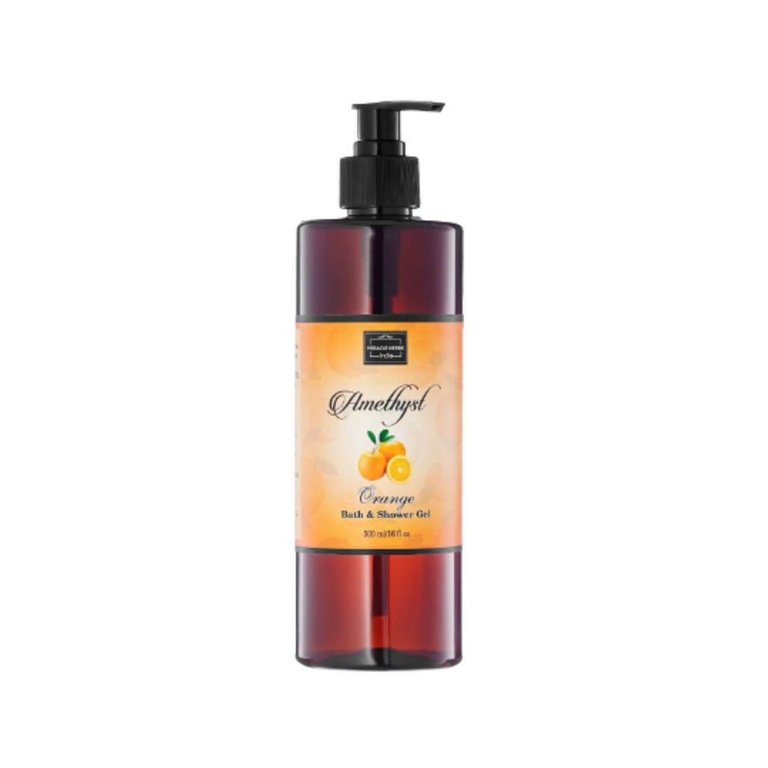 Miracle Herbs Amethyst Orange Bath & Shower Gel | Grocsy