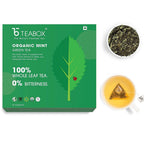 Teabox Organic Mint Green Tea Bags | Grocsy