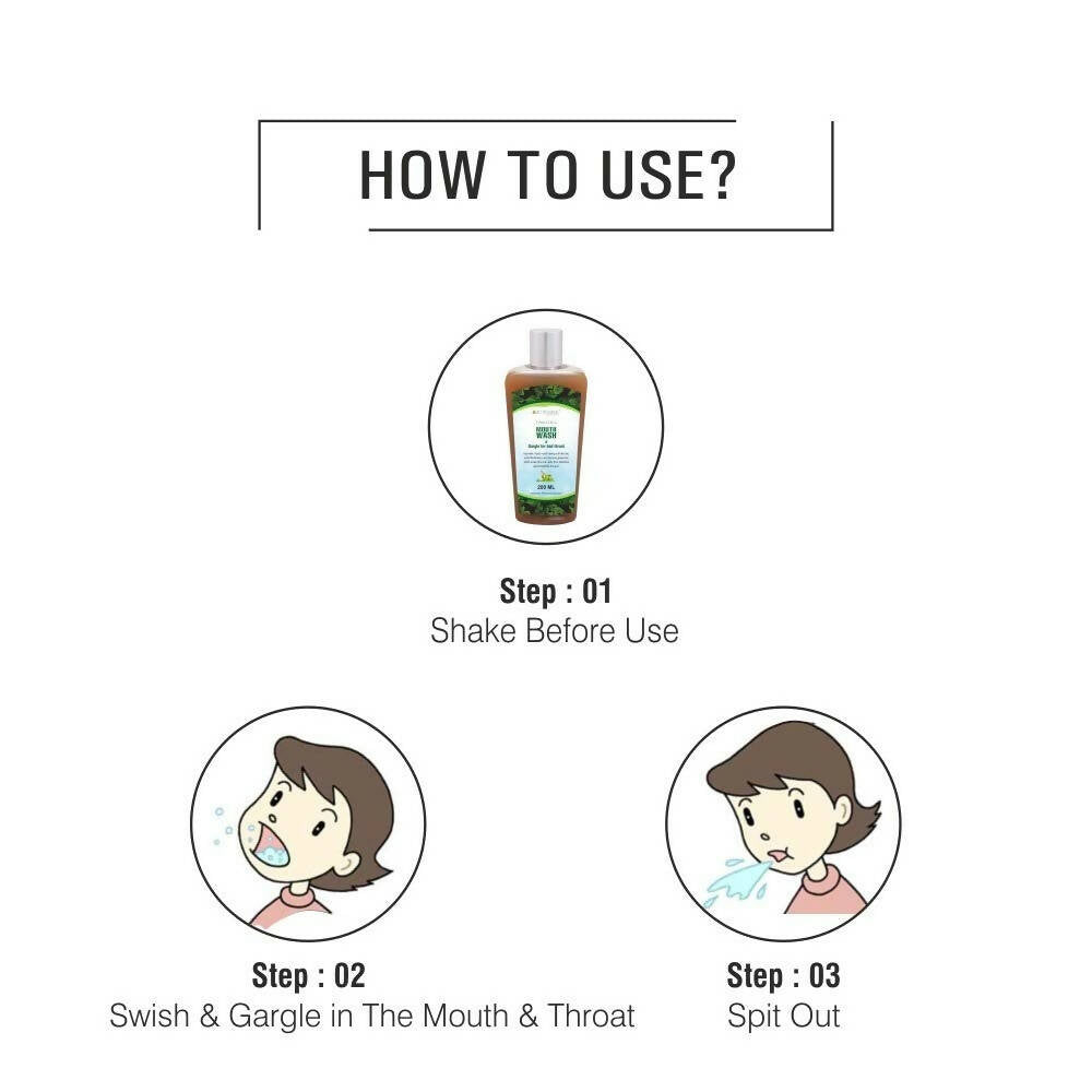 Bio Resurge Life Antibacterial Ayurvedic Mouthwash | Grocsy