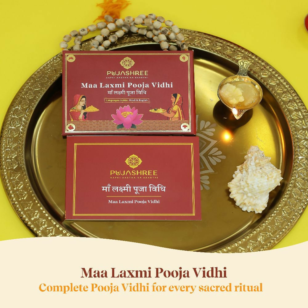 Pujashree Lakshmi Puja Vidhi Book – Sacred Step-by-Step Guide for Daily Worship | Grocsy