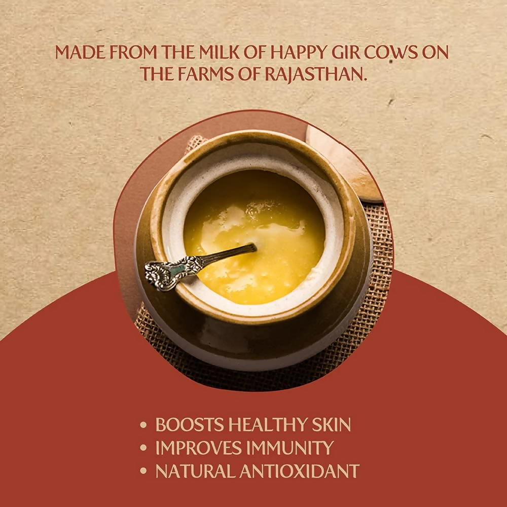 Indicow Foods Pure Authentic A2 Gir Cow Ghee | Grocsy