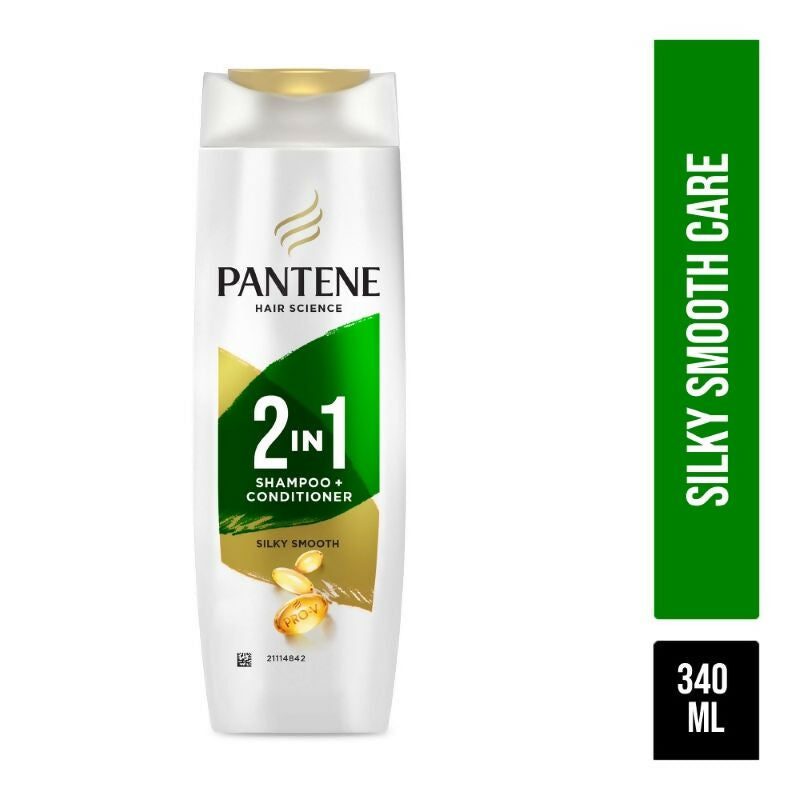 Pantene 2 In 1 Silky Smooth Care Shampoo + Conditioner | Grocsy