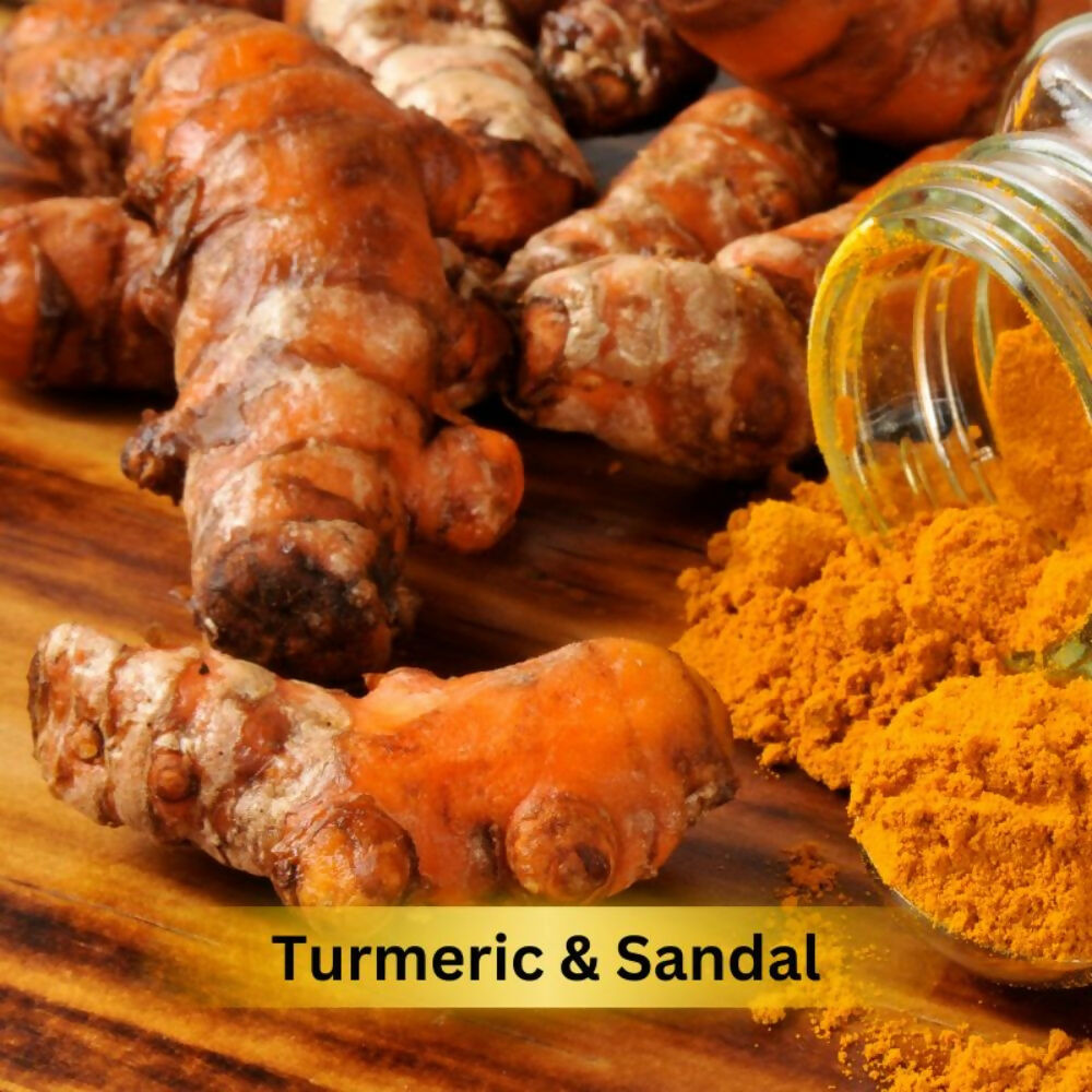 Prakriti Herbal Soap Turmeric and Sandal | Grocsy