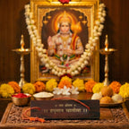Pujashree Wooden Hanuman Chalisa – Decorative Devotional Prayer Plaque for Home & Temple (Hindi) | Grocsy