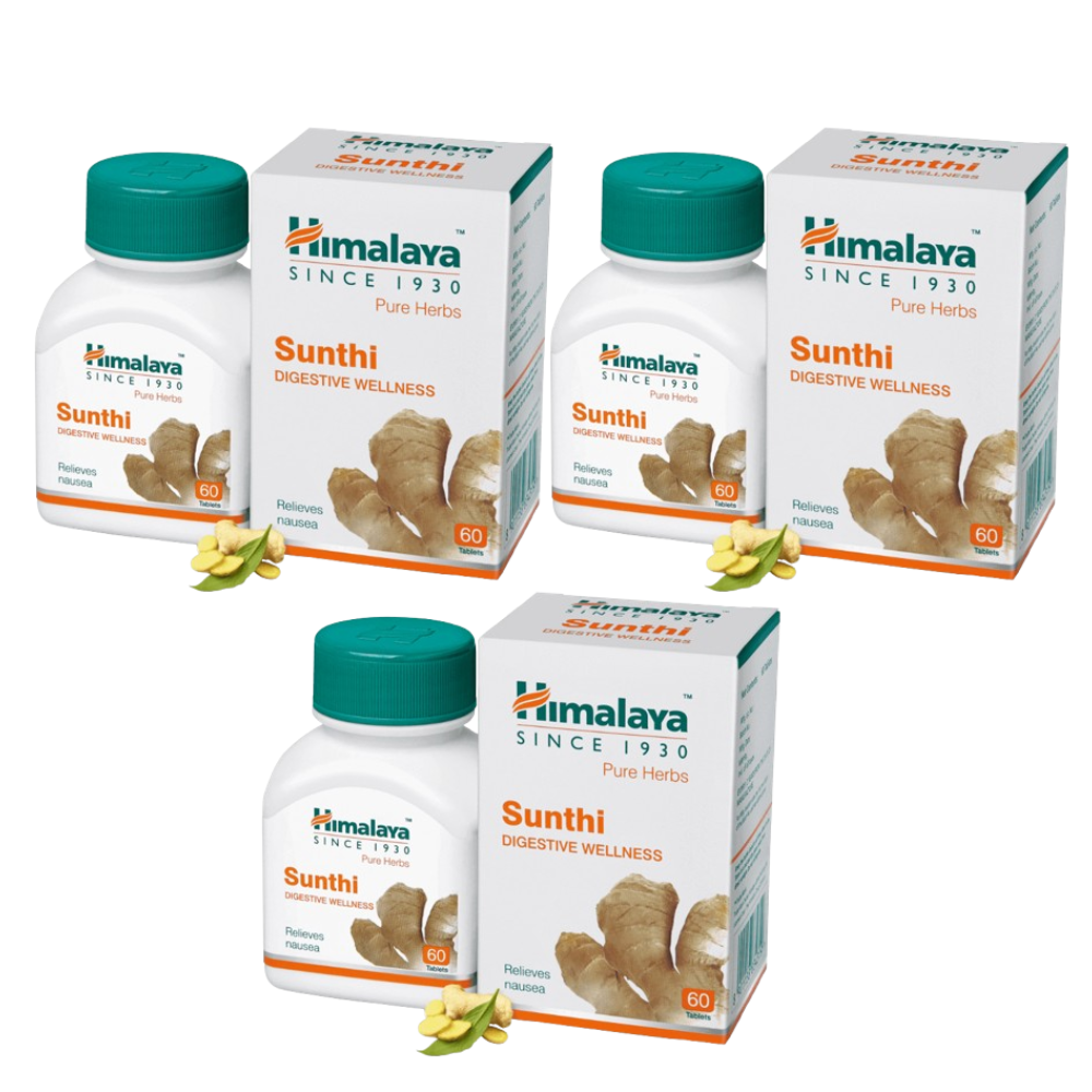 Himalaya Herbals Sunthi Digestive Wellness Tabs | Grocsy