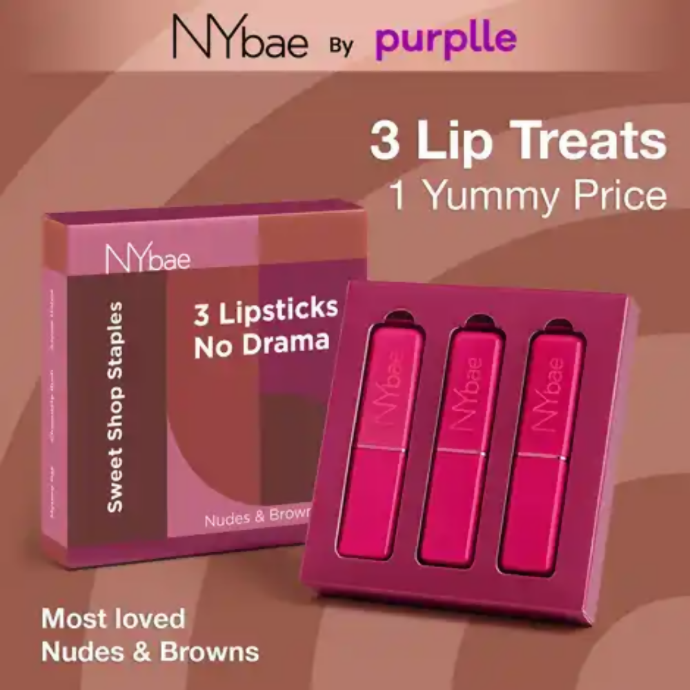NY Bae Sweet Shop Staples Lipsticks: Nudes & Browns Combo | Grocsy