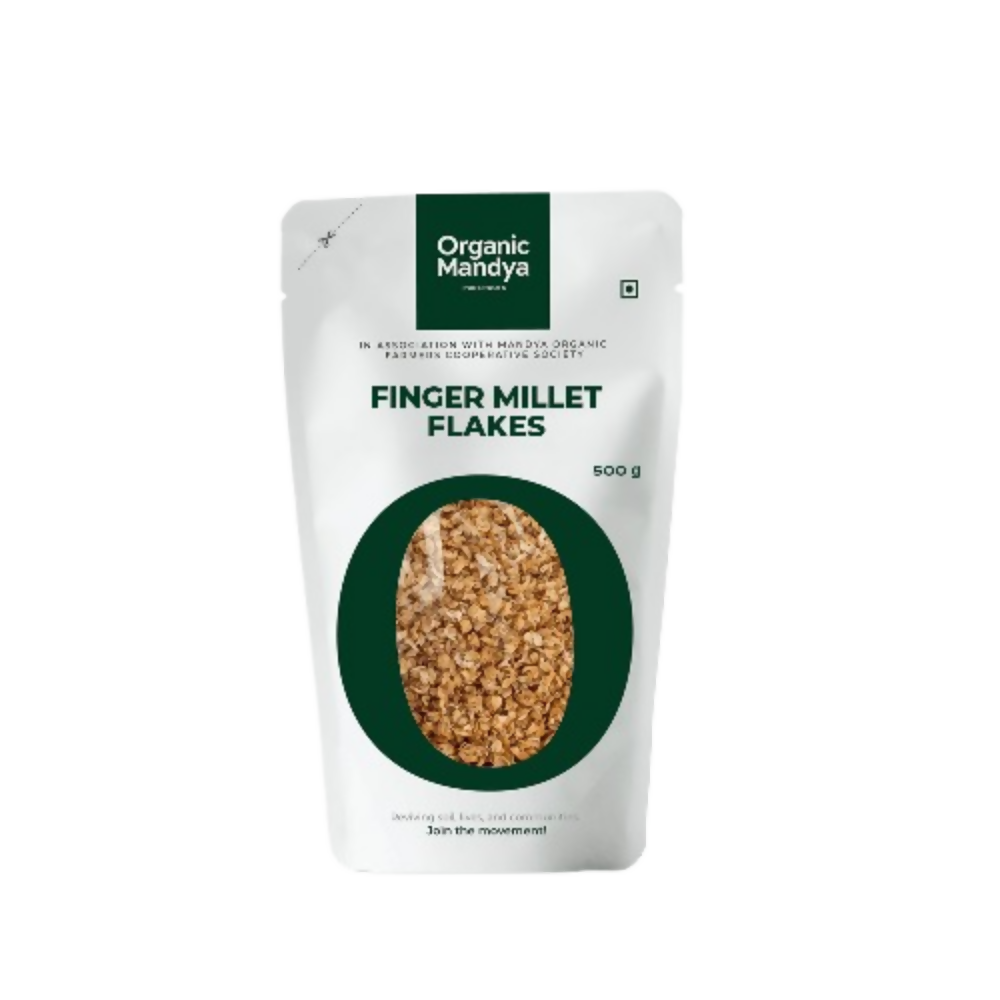 Organic Mandya Ragi / Finger Millet Flakes | Grocsy