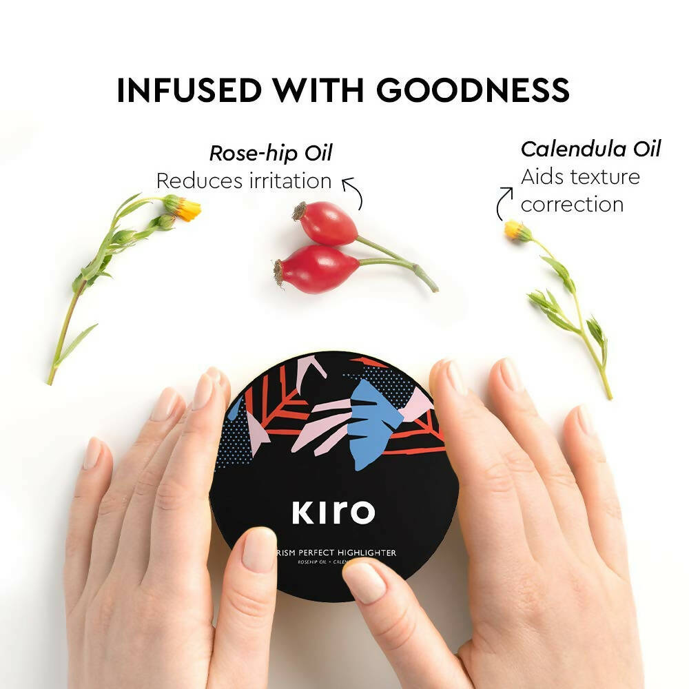 Kiro Prism Perfect Highlighter Blush - Sandy Rose & Pearly Bronze | Grocsy