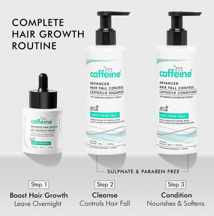 mCaffeine Advanced Hair Growth 20% Caffexil Hair Serum with Rosemary | Grocsy