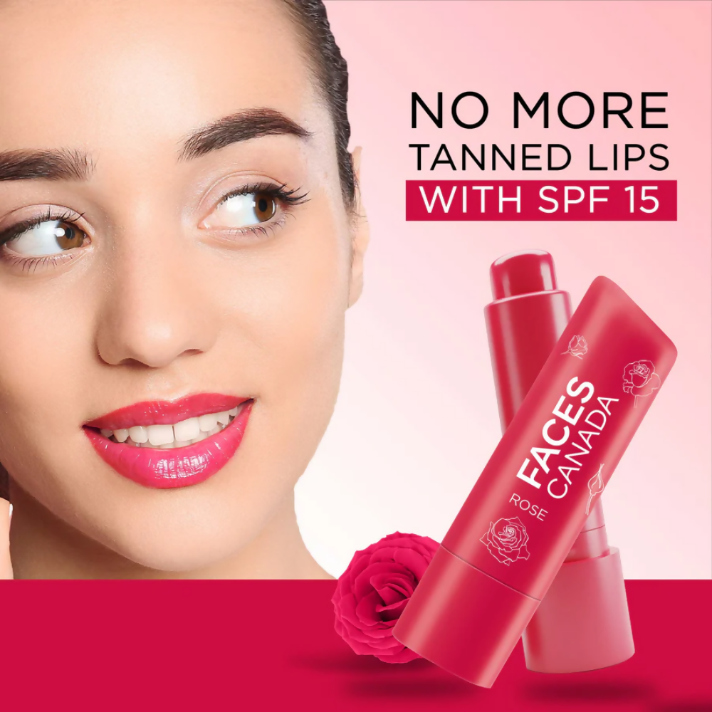Faces Canada Vitamin C Lip Balm - Rose Petal | Grocsy