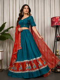Lehenga Mart Morpich Designer Navratri Lehenga Choli for Women | Grocsy