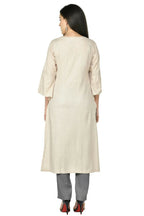 Joban Fashion Beige Cotton Rayon Kurta Set | Grocsy