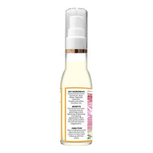 Mirah Belle Green Tea Lemon Skin Brightening Face Toner | Grocsy
