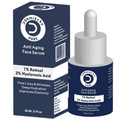 Dermistry 1% Retinol Hyaluronic Anti Aging Night Moisturizer Face Serum For Ageing Lines & Wrinkles | Grocsy