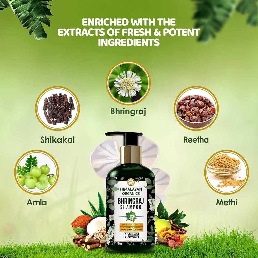 Himalayan Organics Bhringraj Shampoo | Grocsy