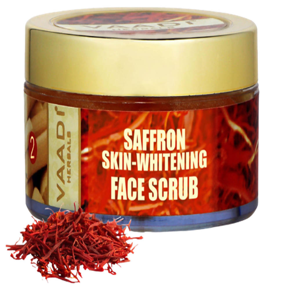Vaadi Herbals Saffron Skin Whitening Face Scrub | Grocsy
